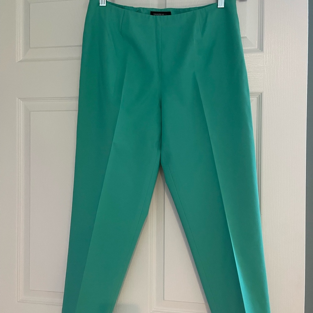 Lafayette 148 New York Green Dress Pants
